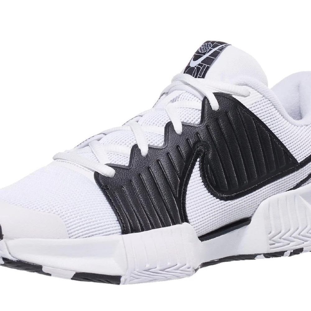 Nike Women's White Athletic Trainers with Black Swoosh